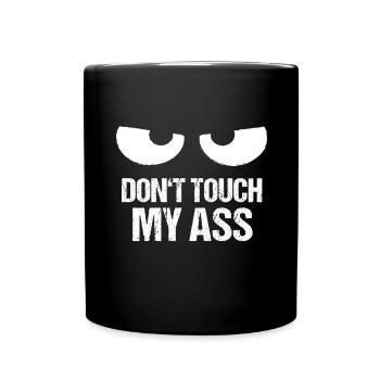 lustiger Spruch freundin sexuell witzig geschenk - Tasse einfarbig - Schwarz - Vorne