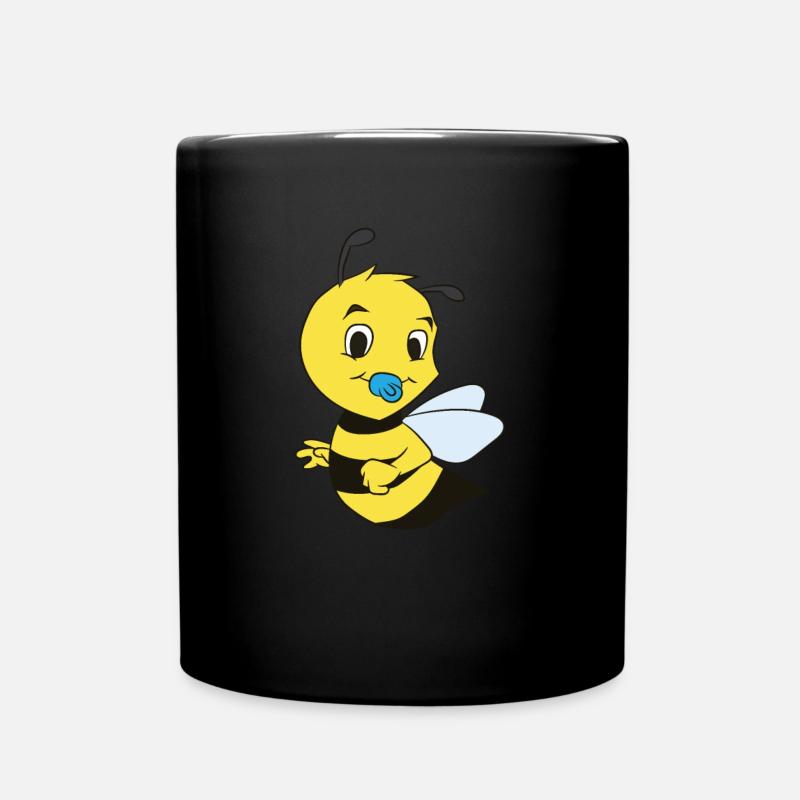 Bienen-Geschlecht decken Jungen-Blau-Geschenk auf - Tasse einfarbig - Schwarz