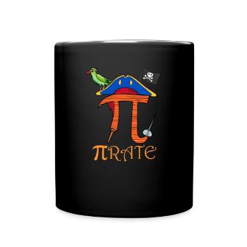 Pirate Math Pi Day Math Algebra Education - Full Colour Mug - black - Front