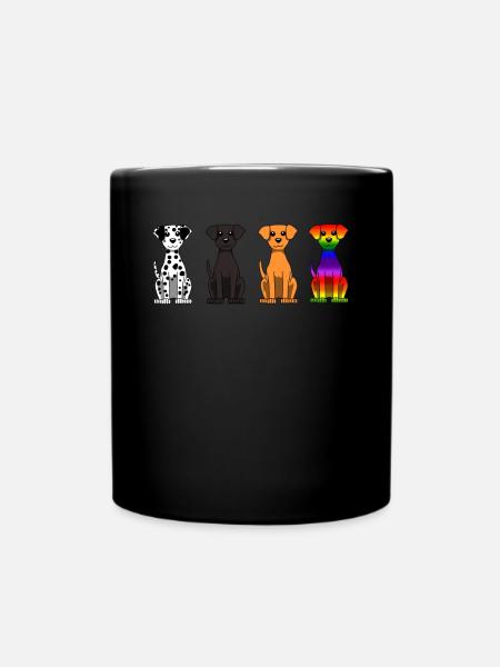 Cadeau amoureux de chien amoureux de chien - Mug uni - noir