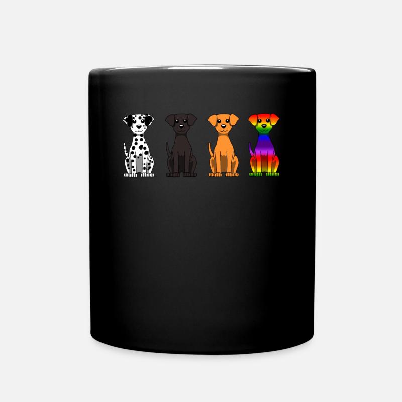 Hundeliebhaber Hund Schwul Liebhaber Geschenk - Tasse einfarbig - Schwarz