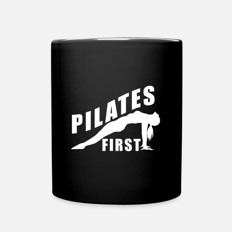 Pilates First - Tasse einfarbig - Schwarz