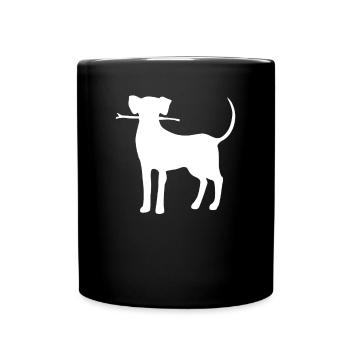 Hund Hundehalter Hundeliebhaber Rasse Geschenk - Tasse einfarbig - Schwarz - Vorne