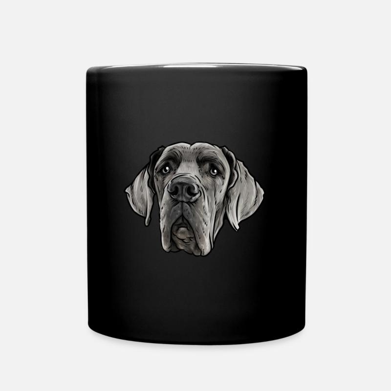Chien Dogue Allemand - Mug uni - noir