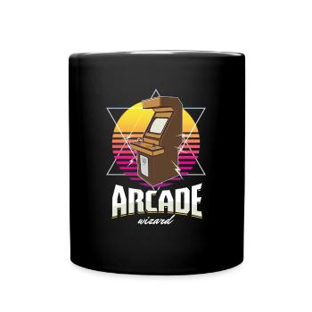 Videospiele Gamer Arcade-Spiele Gaming Arcade - Tasse einfarbig - Schwarz - Vorne