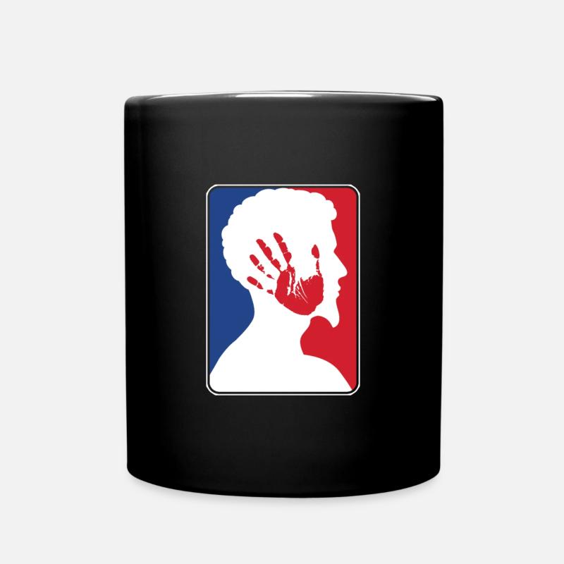 Ohrfeigen Slap Off Contest russischen Sport - Tasse einfarbig - Schwarz
