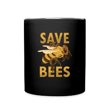Apiculteur Honey Bee Flower Ruche Save The Bees - Mug uni - noir - Devant