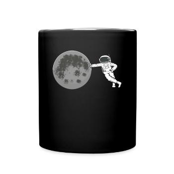Cadeau d'espace astronaute astronaute en herbe - Mug uni - noir - Devant