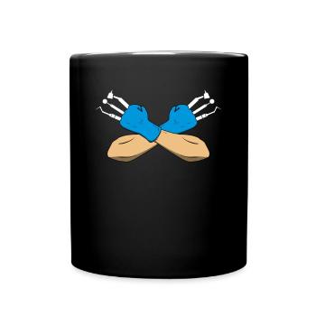 Dentist teeth tooth dentistry assistant gift - Full Colour Mug - black - Front