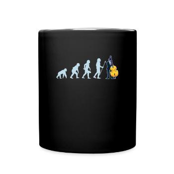 Contrebasse Contrebasse Joueur Contrebasse - Mug uni - noir - Devant