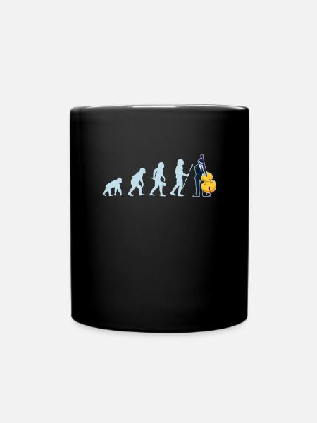 Contrebasse Contrebasse Joueur Contrebasse - Mug uni - noir