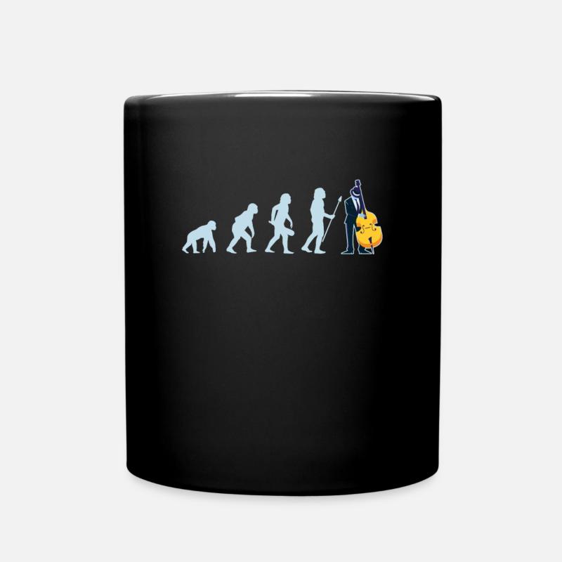Contrebasse Contrebasse Joueur Contrebasse - Mug uni - noir