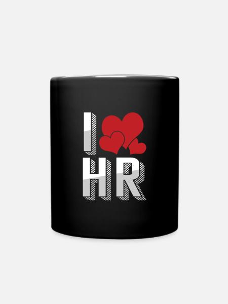 Human Resource Manager Mitarbeitermanagement - Tasse einfarbig - Schwarz