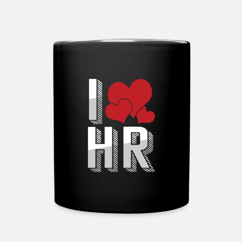 Human Resource Manager Mitarbeitermanagement - Tasse einfarbig - Schwarz
