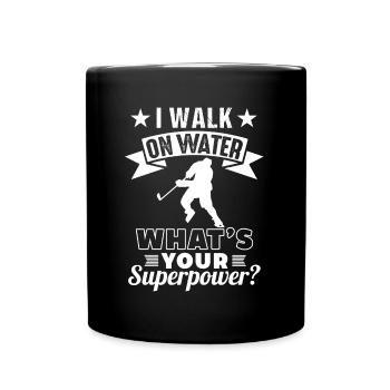 Ice Hockey Funny Quotes Player Fan Coach Gift - Full Colour Mug - black - Front