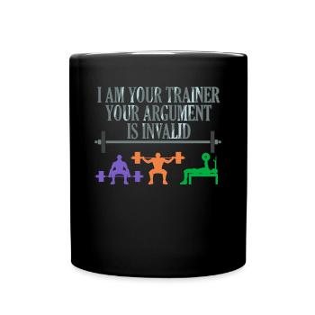 Entraîneur personnel d'entraînement physique - Mug uni - noir - Devant