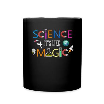 Cadeau de science geek physique chimie biologie - Mug uni - noir - Devant