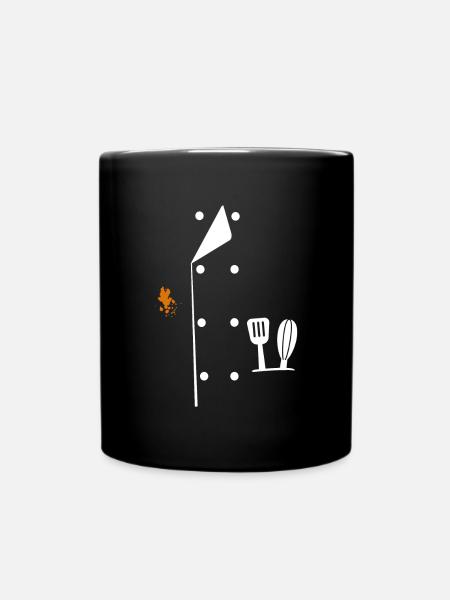 Chef uniforme cuisinier cuisinier chef cadeau - Mug uni - noir