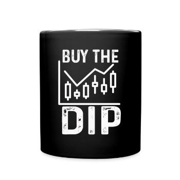 Buy The Dip Trader Investor Fan Gift - Full Colour Mug - black - Front
