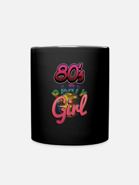 Cadeau d'anniversaire pour les femmes nées dans le classique des années 80 - Mug uni - noir