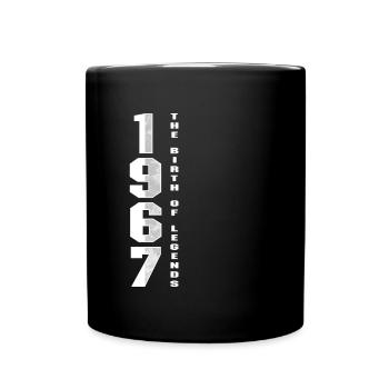 La naissance des légendes 1967 53 e cadeau d'anniversaire - Mug uni - noir - Devant