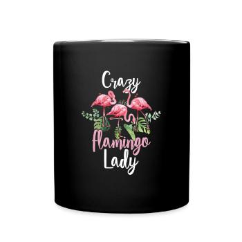 Vögel Tierliebhaber Sommerferien Geschenk verrückt - Tasse einfarbig - Schwarz - Vorne