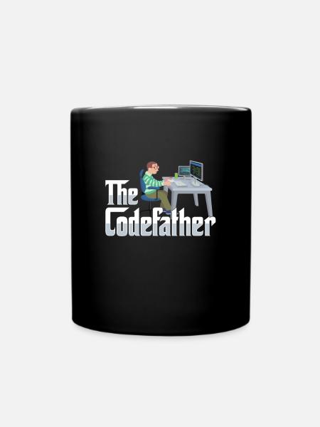 Lustiger IT-Abteilung-Softwareentwickler-Computer - Tasse einfarbig - Schwarz