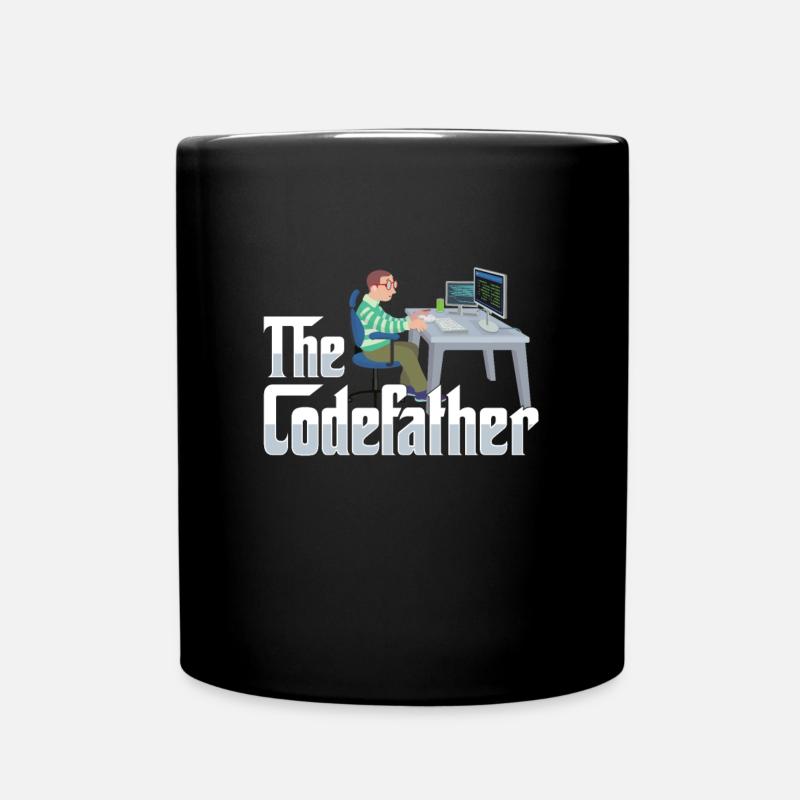 Lustiger IT-Abteilung-Softwareentwickler-Computer - Tasse einfarbig - Schwarz