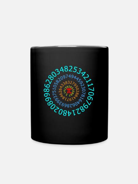 Number Fortune Telling Numerologist Pi Numbers - Full Colour Mug - black