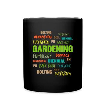 Jardinage Plantation Jardinage Jardinier cadeau - Mug uni - noir - Devant