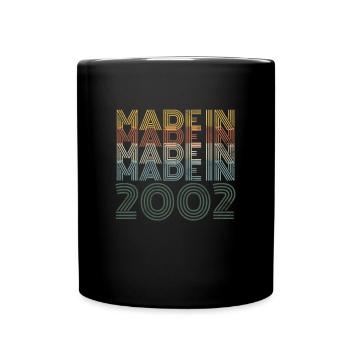 18 e anniversaire célébration cadeau rétro Vintage - Mug uni - noir - Devant