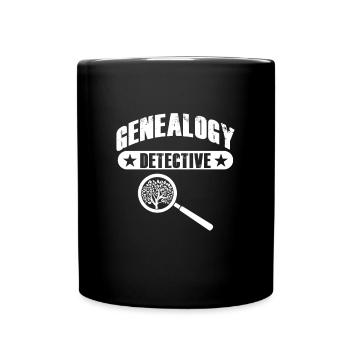 détective de généalogie - Mug uni - noir - Devant