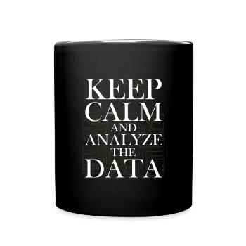 Programmierung Decipher Programmer Computer - Tasse einfarbig - Schwarz - Vorne