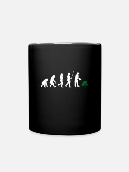 Jardinier évolution jardinier jardinier fleur cadeau - Mug uni - noir