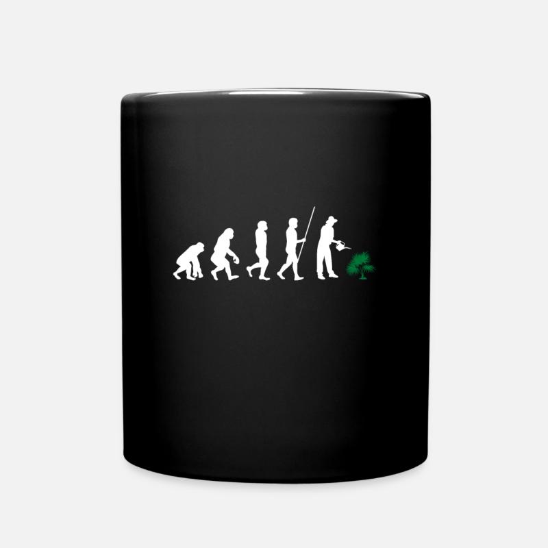 Jardinier évolution jardinier jardinier fleur cadeau - Mug uni - noir
