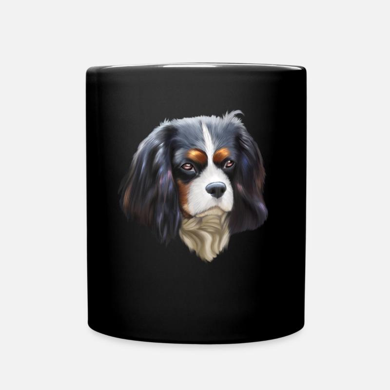 Chien King Cavalier - Mug uni - noir