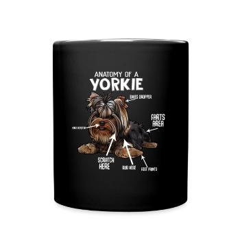 Yorkshire Terrier - Mug uni - noir - Devant
