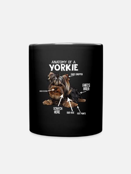 Yorkshire Terrier - Full Colour Mug - black