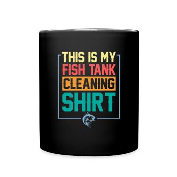 This Is My Fish Tank Aquarist Marine Aquarium Gift - Full Colour Mug - black - Front