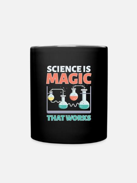 La science est magique Science Nerd - Mug uni - noir