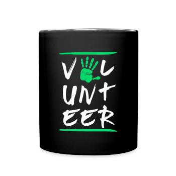 Bénévoles Bénévoles Bénévolat Sauvetage Charité - Mug uni - noir - Devant