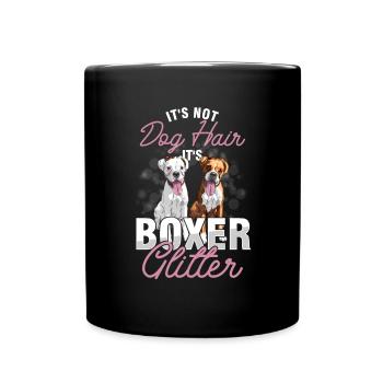 Boxer Dog Dog Owner Dog Lover Puppy Gift - Full Colour Mug - black - Front