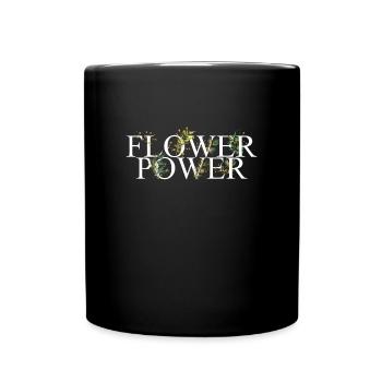 Flower Power Plants Florist Bouquet Gärtner - Tasse einfarbig - Schwarz - Vorne