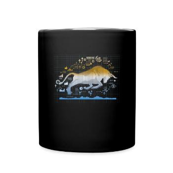Bull Stock Market Trader Forex Forex - Mug uni - noir - Devant