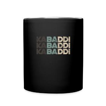 Kabaddi Vintage Match Kapaddi Game Chadukudu - Mug uni - noir - Devant