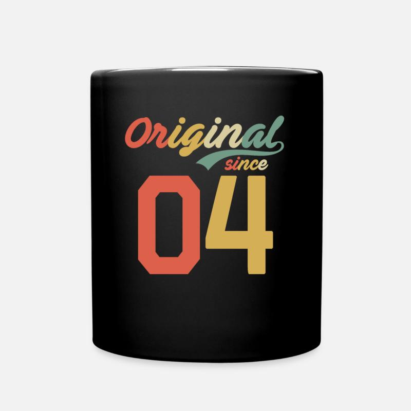 18ème anniversaire Original Retro Gift 2004 - Mug uni - noir