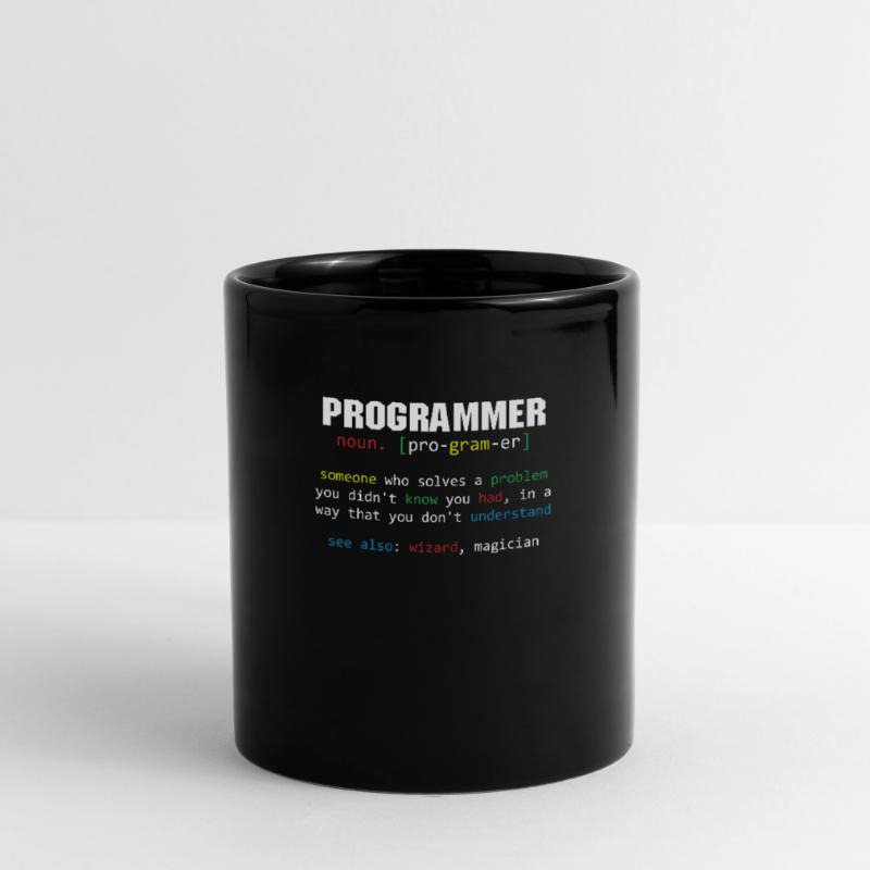 Codage de programmation de codeur de définition de programmeur Mug uni