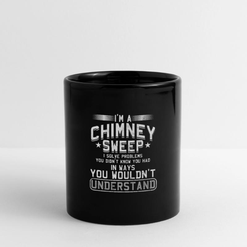 Ich bin ein Chimney Sweep Sweeper Sweeping Clean Geschenk Tasse einfarbig