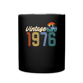 Cadeau 46ème Anniversaire 1976 Vintage Vintage - Mug uni - noir - Devant