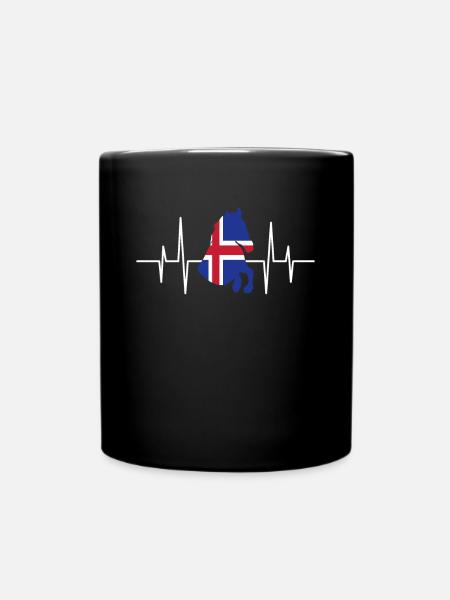 Cheval islandais Tölt poney islandais - Mug uni - noir